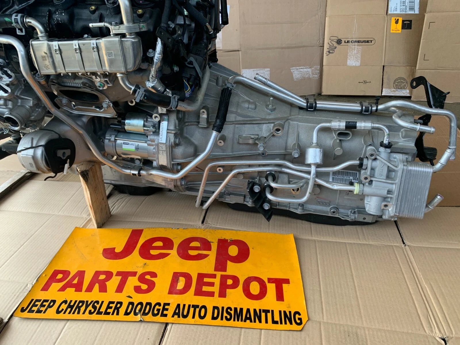 2018 2023 JEEP WRANGLER JLU JL JT 3.6L ENGINE TRANSMISSION COMPLETE NEW ALL OEM - Image 11