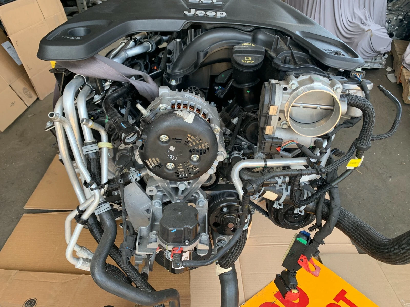 2018 2023 JEEP WRANGLER JLU JL JT 3.6L ENGINE TRANSMISSION COMPLETE NEW ALL OEM - Image 4