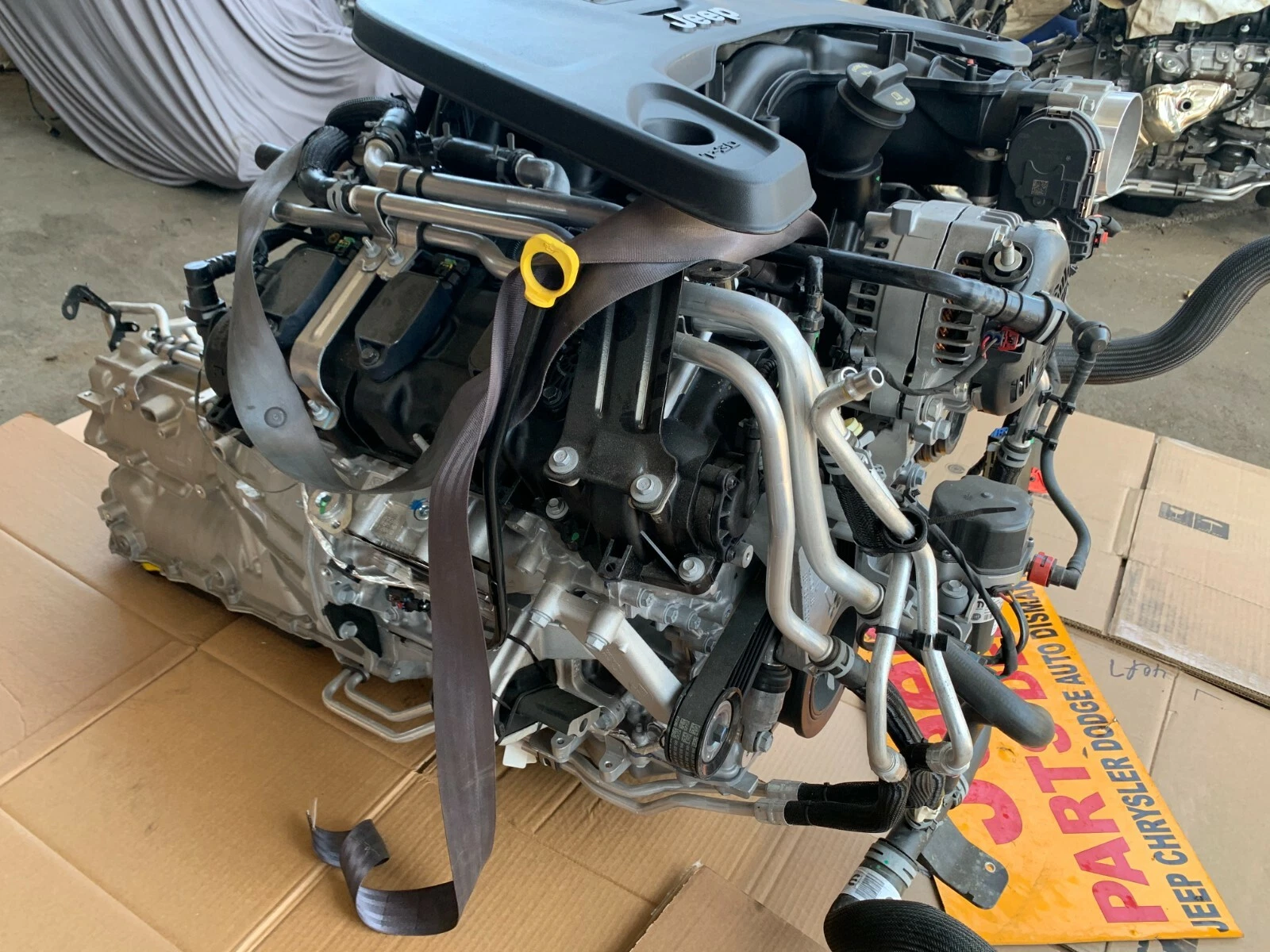 2018 2023 JEEP WRANGLER JLU JL JT 3.6L ENGINE TRANSMISSION COMPLETE NEW ALL OEM - Image 5