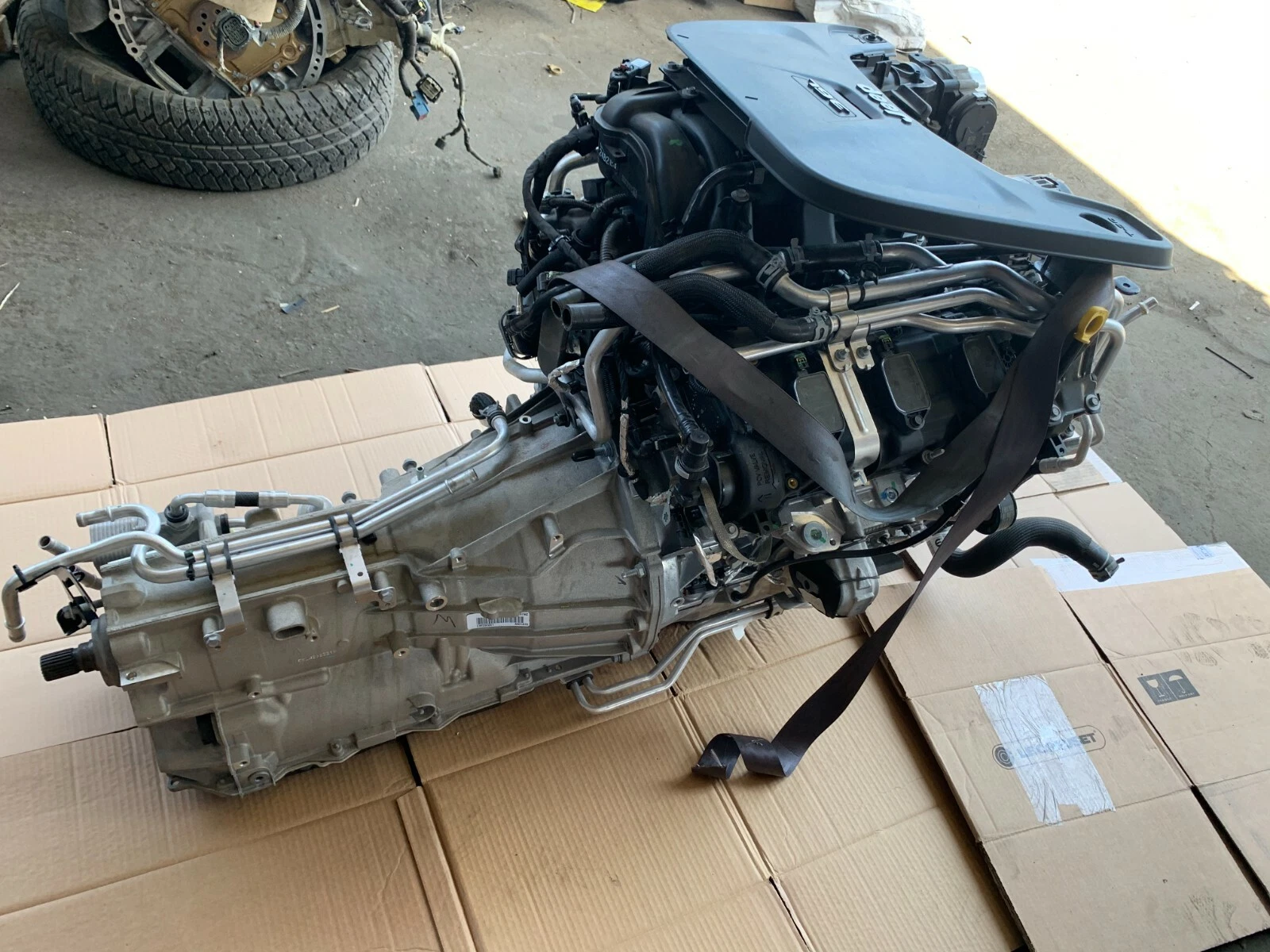 2018 2023 JEEP WRANGLER JLU JL JT 3.6L ENGINE TRANSMISSION COMPLETE NEW ALL OEM - Image 6